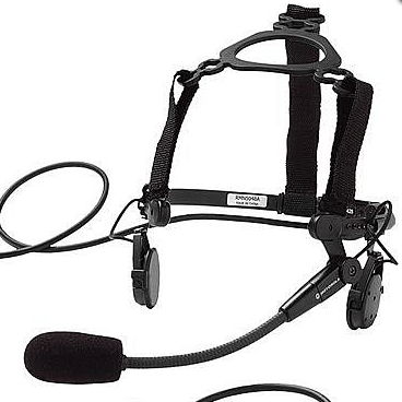 Motorola PMLN6833A Tactical Temple Transducer w/Boom Mic: PMLN6833