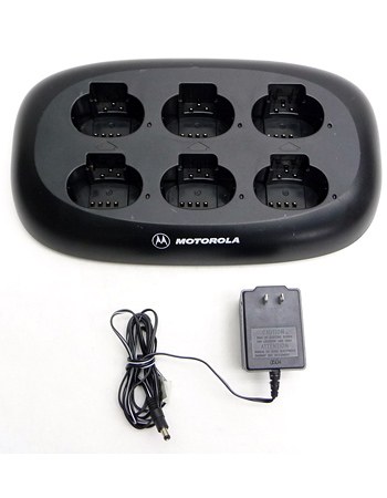 Motorola NNTN4028CR Drop In 6 Unit Charging Tray: NNTN4028BR, NNTN4028