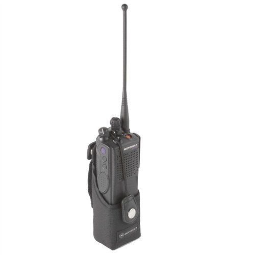 Motorola NTN8725A Nylon Radio Holster w/Fixed Belt Loop