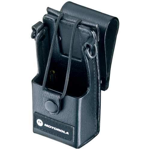 Motorola RLN5384B Hard Leather Case 2.5" Swivel Loop: RLN5384A, RLN5384