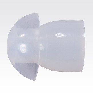 Motorola 5080370E97 Clear Rubber Eartips Mushroom Style 25 Pack