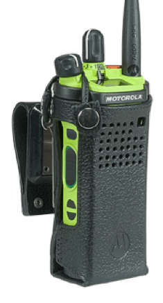 Motorola PMLN5875A Fixed Belt Loop Leather Case for APX 6000 XE: PMLN5875
