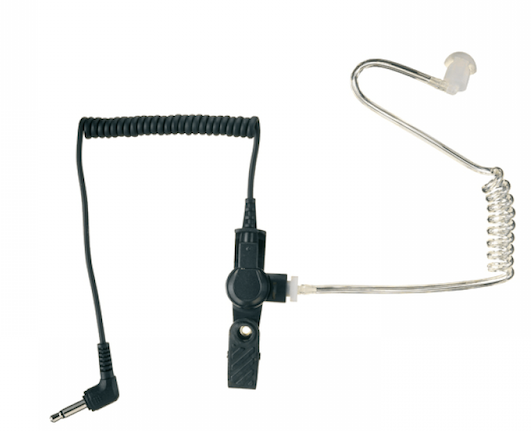 Motorola PMLN7560A Replacement Receive Only 3.5mm Acoustical Coiled Earpiece: PMLN7560