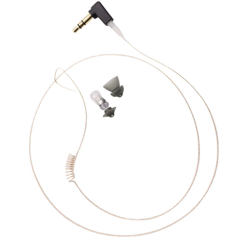 HIDIN Receive Only 3.5mm Acoustic Tube Earpiece