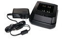 Motorola NTN1667A Replacement Single Unit Desk Top Quad Chemistry Charger: NTN1667