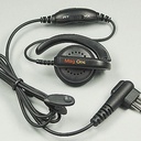 Original Motorola PMLN4443 Replacement C Style Earpiece w/Mic & PTT: PMLN4443AB